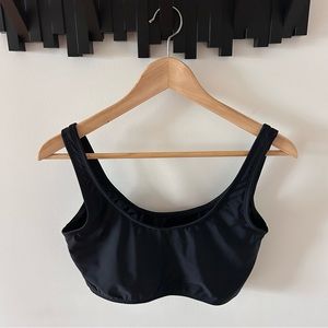 Minnow Bathers Bosso Bikini Swim Top in Black